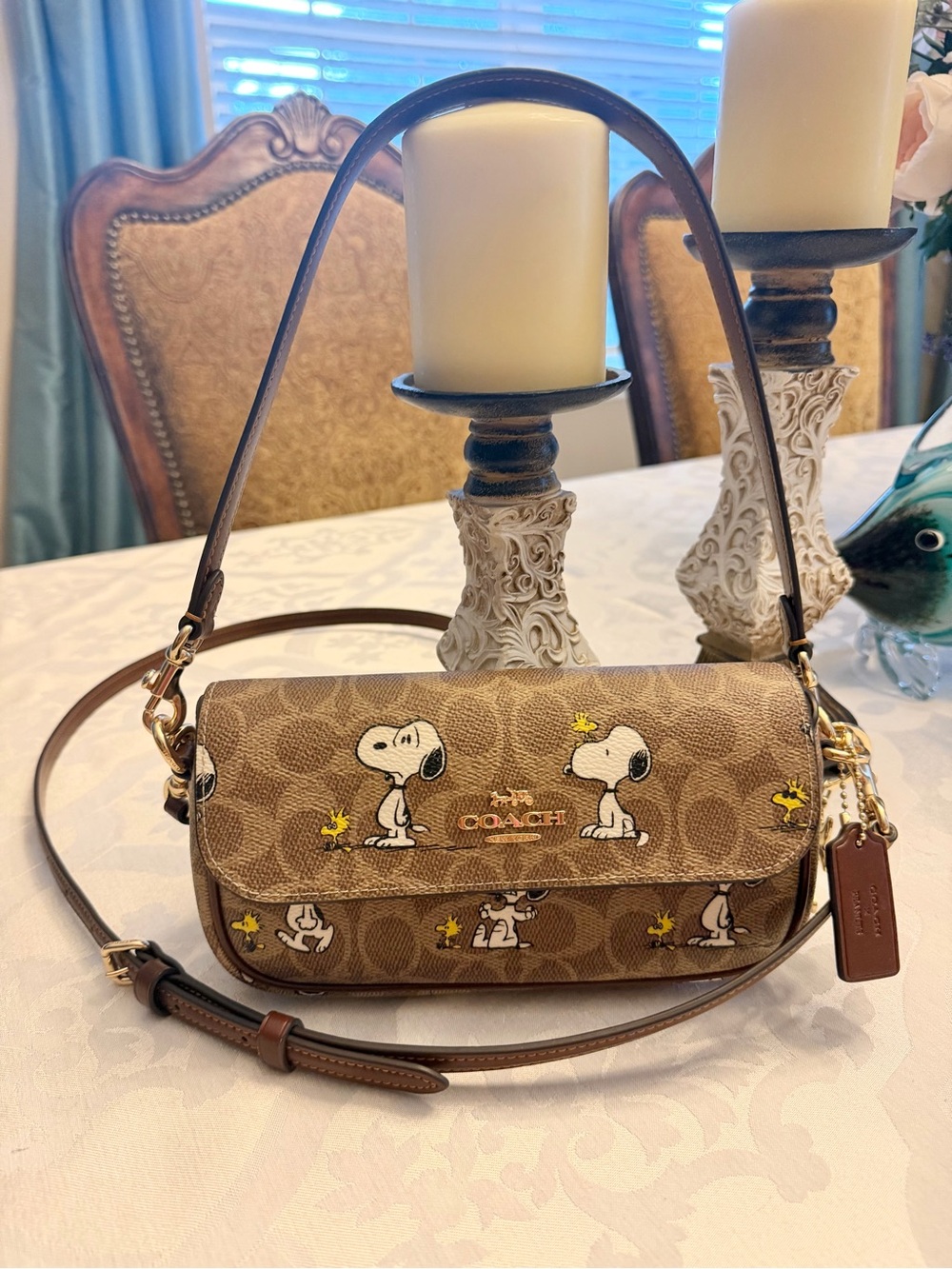 NWOT Coach X Peanuts Shoulder bag & Crossbody: Snoopy & Woodstock